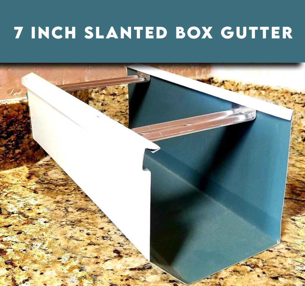 7 inch stanted box gutters
